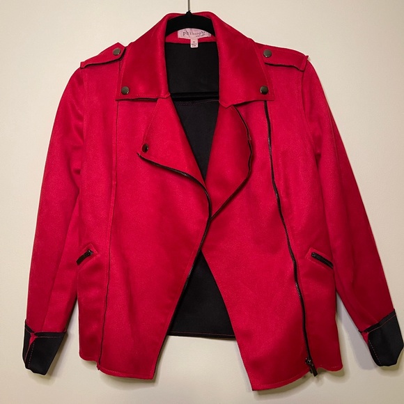 Philosophy Jackets & Blazers - Red velvet jacket